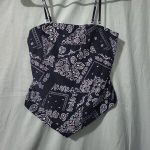 No Boundaries Paisley Tank Top